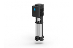 Integrated vertical intelligent multi-stage pump with frequency conversion